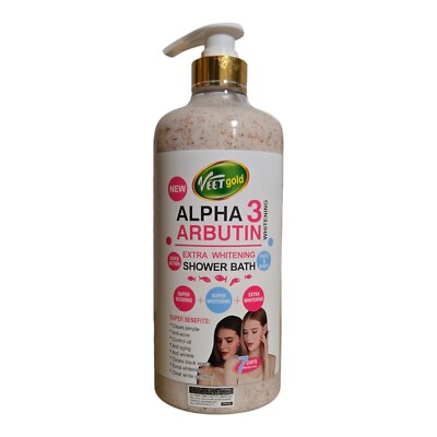 Veet gold Alpha Arbutin 3 extra whitening shower bath 1000ml Face & Body