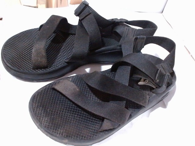 UsedGood_Chaco mens Banded Z Cloud Sandal, Solid Black, 12