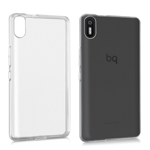 Funda Silicona para BQ AQUARIS X5 Y X5 XYANOGEN Carcasa Transparente s217