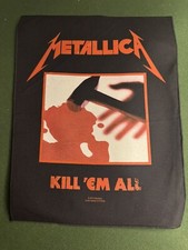 Metallica Kill Em All Large Back Patch Heavy Metal Offical Licensed