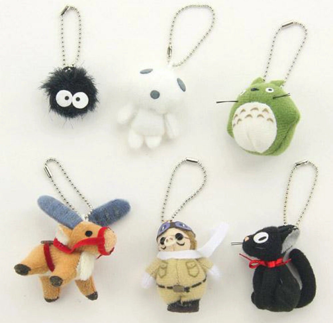 Studio Ghibli Keychain Collection 6 Different Types NEW Japan | eBay