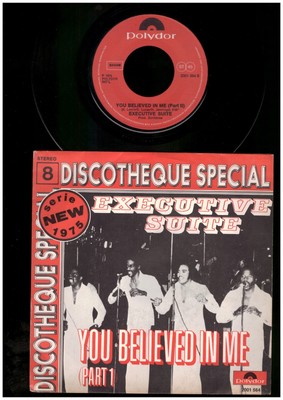 Executive Suite - You Believed in Me - Part 2 - 7 Inch Vinyl Single - BELGIUM