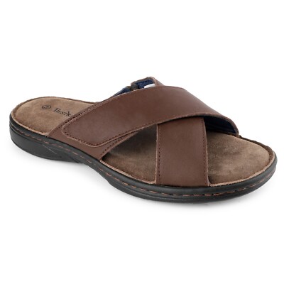 chinese dress ladies Calfskin Men's Leather Sandals Men Leather Shoes British Style Brown / US 9 / UK 8 / EU 42