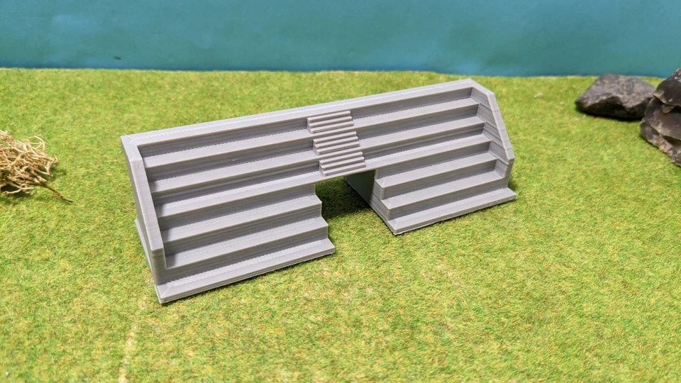 Modell Tribüne für Figuren Shows Zirkus Autorennen - Erweiterbar - 1/87 1/72 - Bild 4 von 4