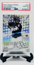 2020 Topps Chrome Refractive- LUIS ROBERT ROOKIE CARD RC PSA 10 GEM MT