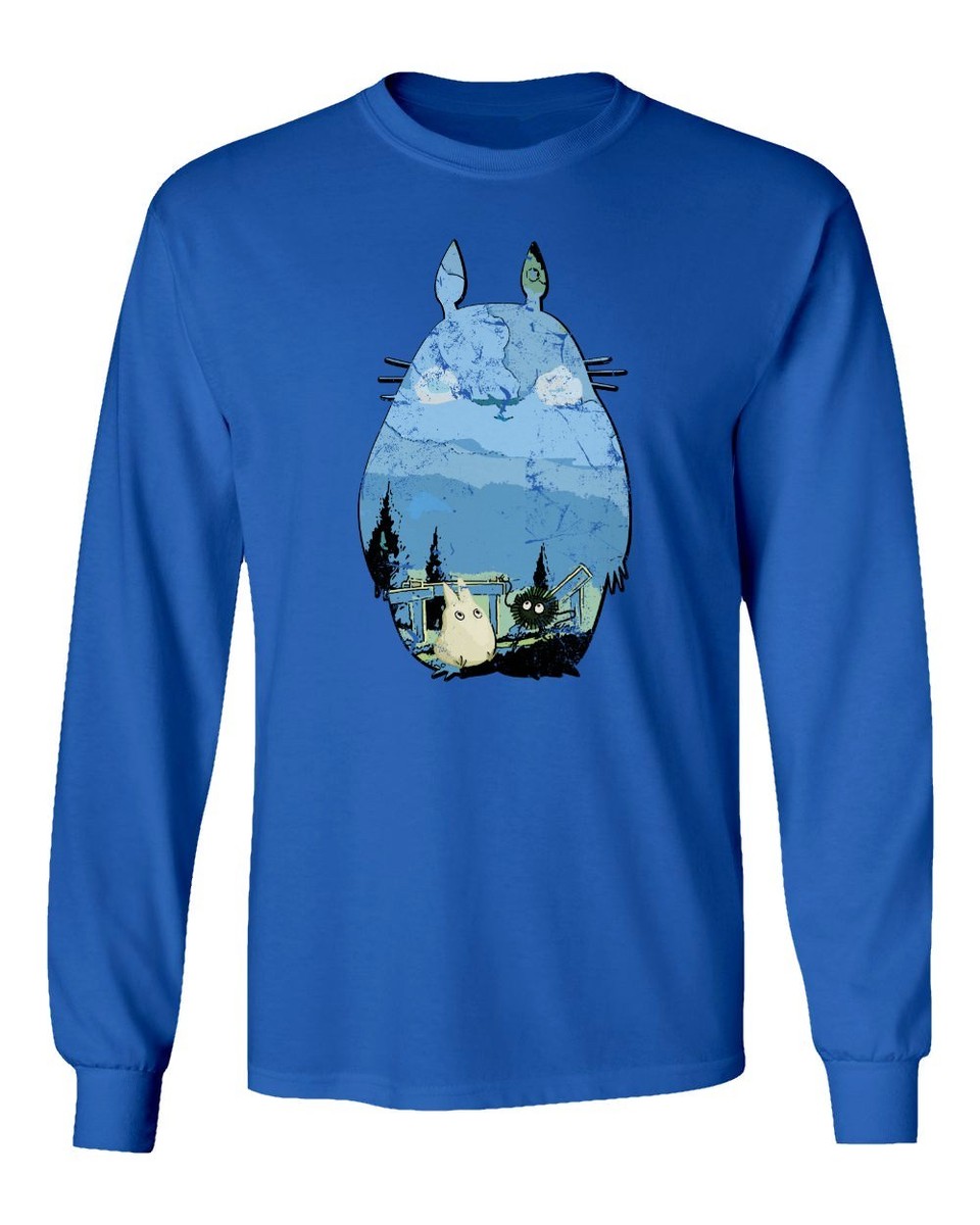 Totoro Shirt Studio Ghibli Miyazaki Men's Long Sleeve T-Shirt | eBay