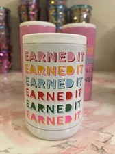Packed Party Double Wall Slim Can Cooler, Always Abstract, Holds most slim 12oz
