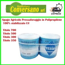 SPAGO AGRICOLO Pressaforaggio bianco in Polipropilene 100% stabilizzato UV 