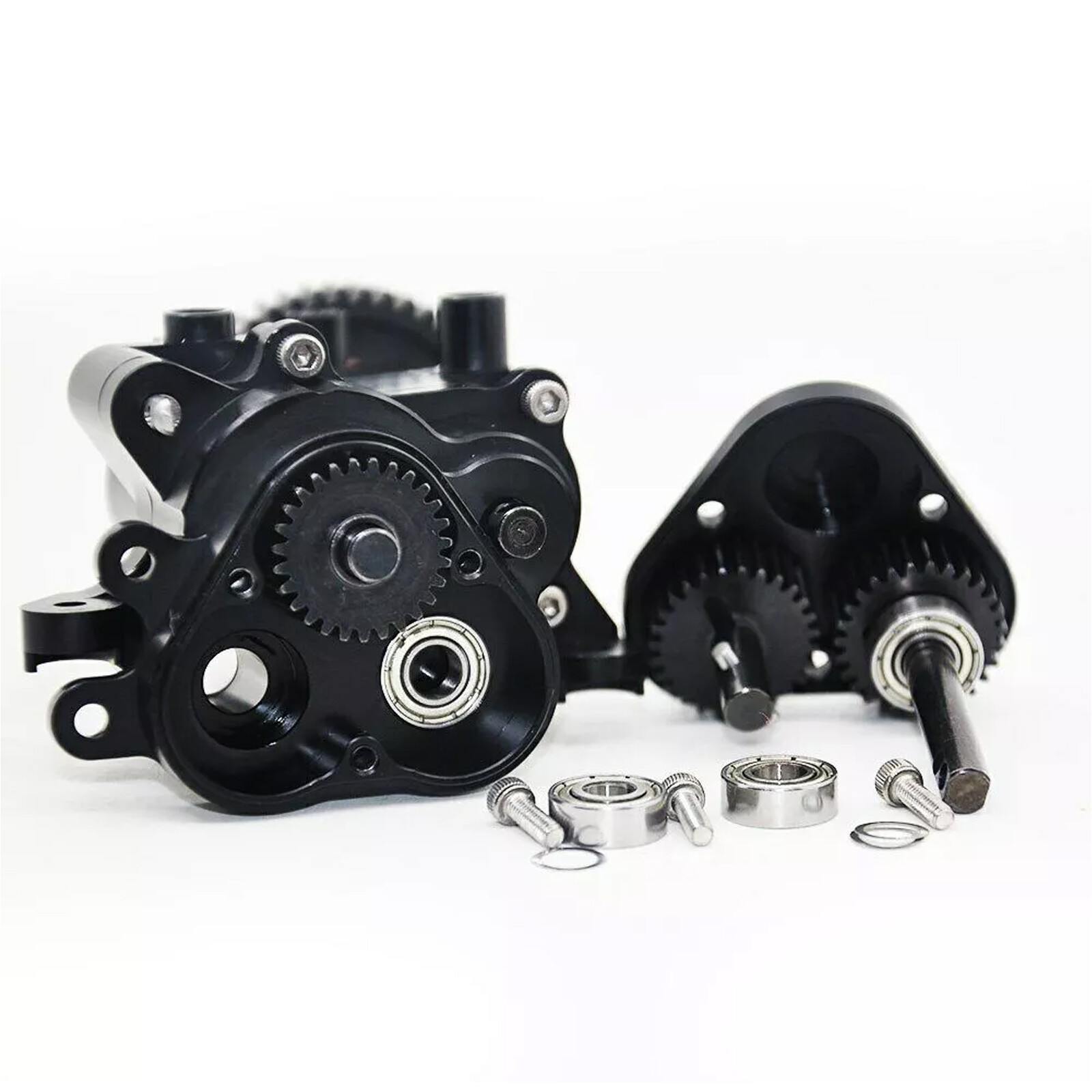 Aluminum Transmission Gearbox 2 speed Upgrade For  TRX4 1/10 RC Crawler