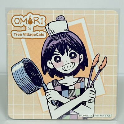 Kel Omori Tree Village Cafe coaster (thick rigid art coaster) Official JPN!