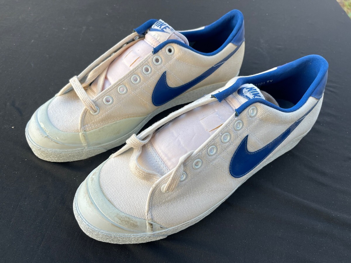 NIKE Bruin Canvas 1980s NOS Shoes Sz 11.5 | eBay