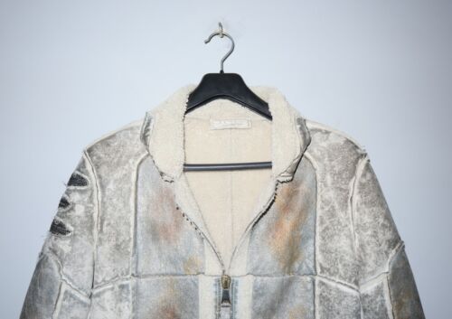 ELISA CAVALETTI By DANIELA DALLAVALLE Womens Sherpa Coat Jacket Size M - Picture 2 of 11
