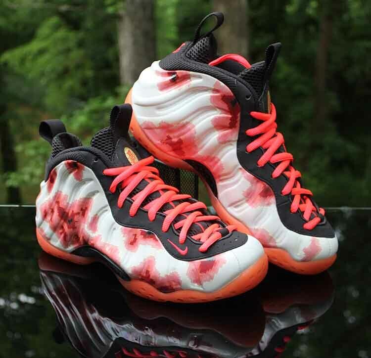 Nike Air Foamposite One PRM Thermal Map Men's Size 8 White Nike Air Foamposite One PRM Thermal Map Men's Size 8 White