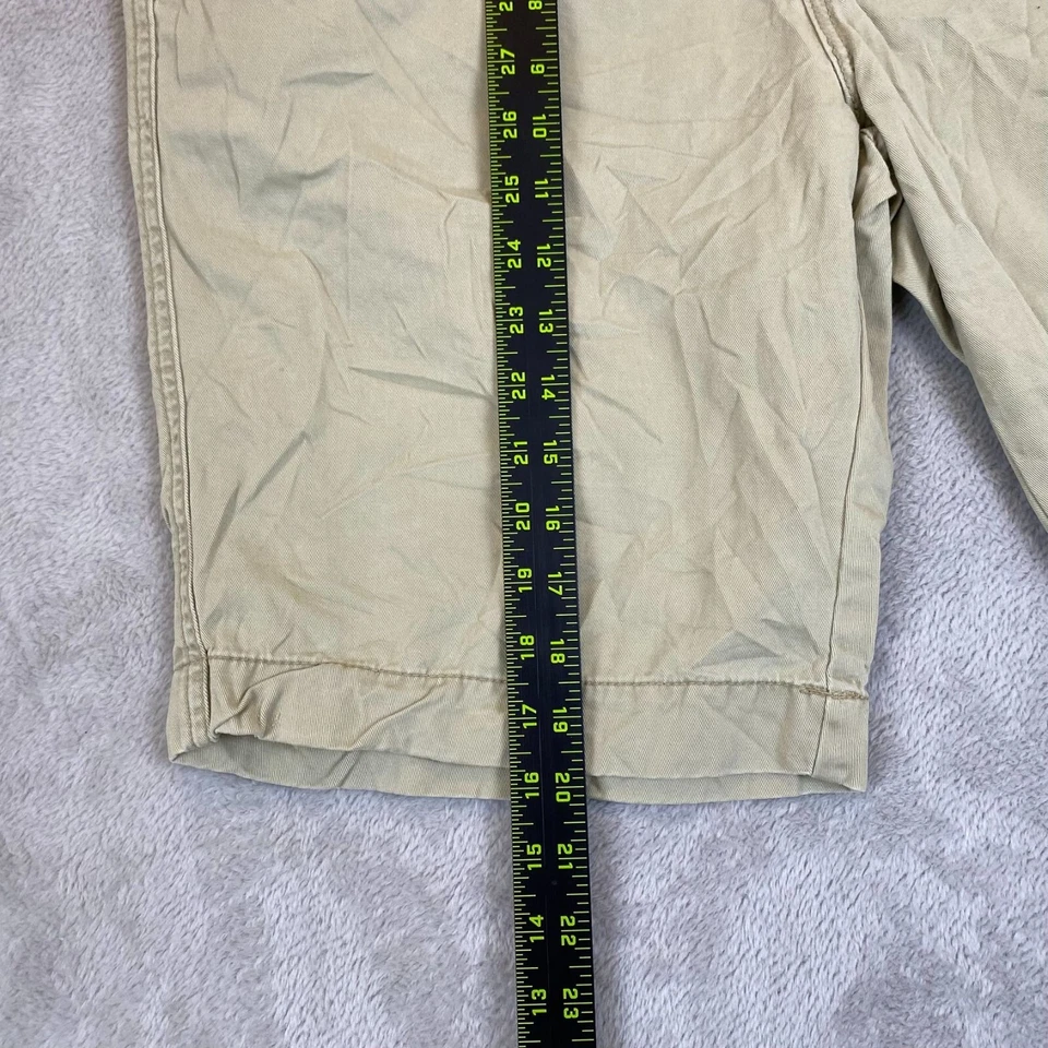 Pantalones Cortos Arizona Jean Co. Para Hombre Talla 32 Caqui Informales Algodón Foto 3 de 4