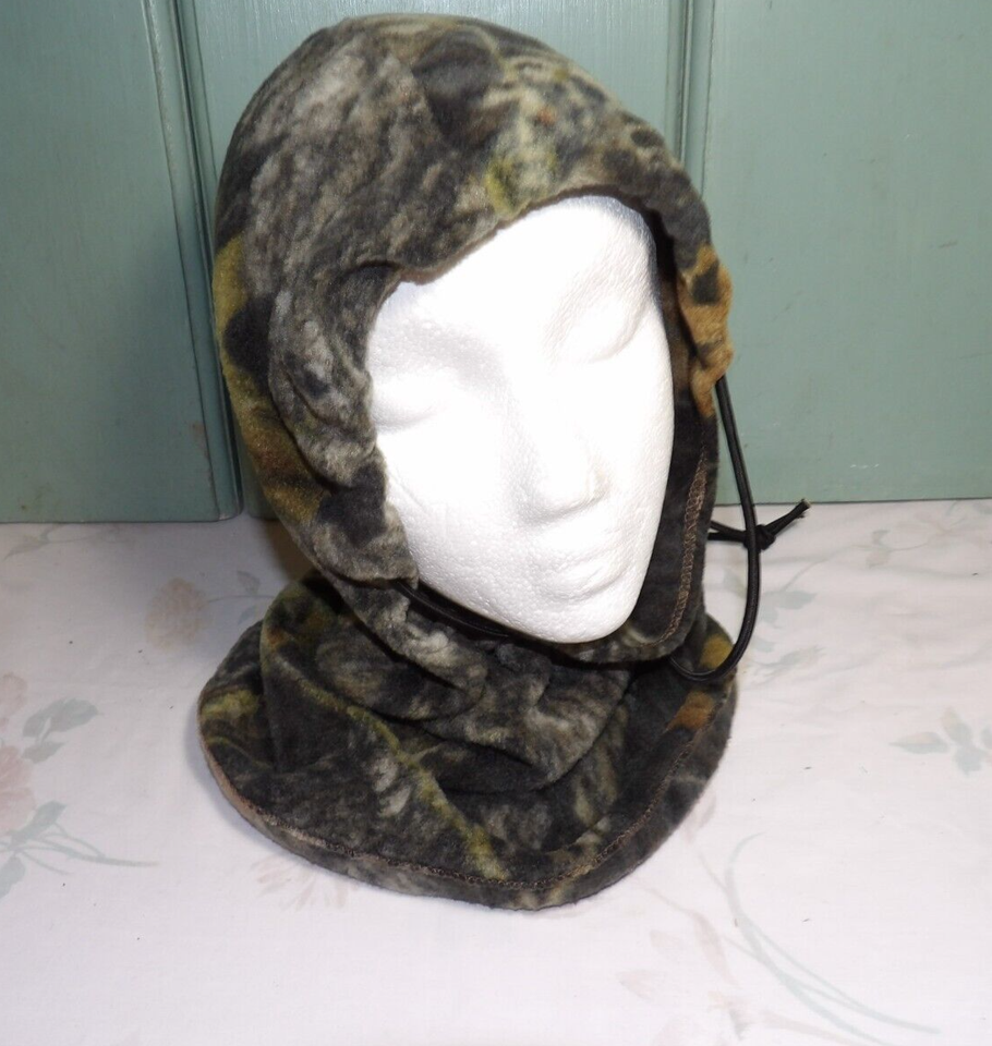Cabela's Camo Fleece Balaclava Head Cover Neck Gaiter Outdoor Hunting