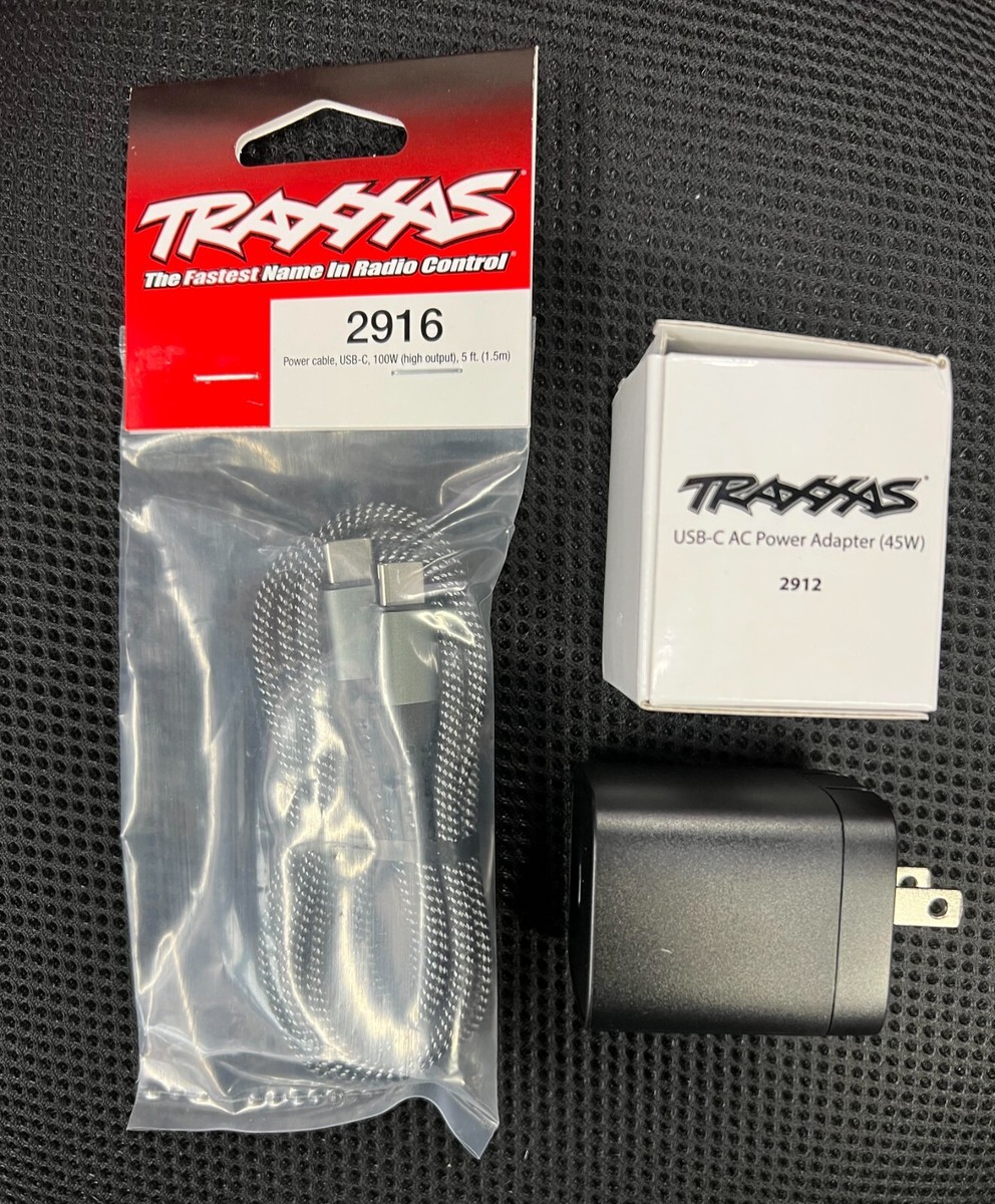TRAXXAS R/C POWER CABLE & R/C POWER BLOCK TRA2912/TRA2916 - USB-C
