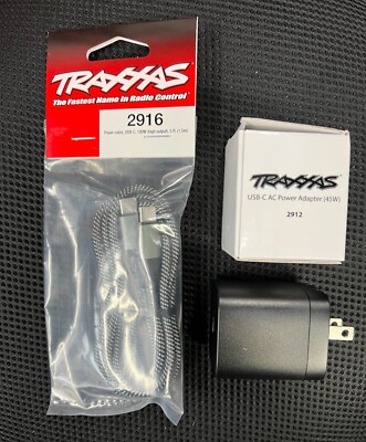 TRAXXAS R/C POWER CABLE & R/C POWER BLOCK TRA2912/TRA2916 - USB-C - COMBO PACK