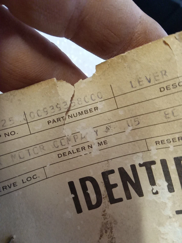 PT # 936669 / 939358 Palanca JEEP / WILLYS NUEVO STOCK ANTIGUO NOS Foto 3 de 4