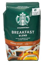 Starbucks Breakfast Blend Whole Bean Medium Roast Coffee 12 oz