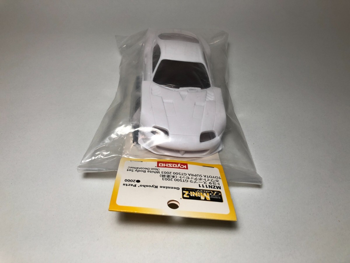 KYOSHO Mini-z TOYOTA SUPRA GT500 2003 White Body Set (Non KYOSHO Mini-z TOYOTA SUPRA GT500 2003 White Body Set (Non