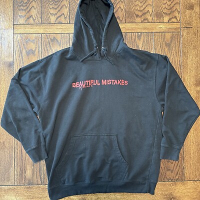 Maroon 5 Beautiful Mistakes Size XXL Black Hoodie Adam Levine