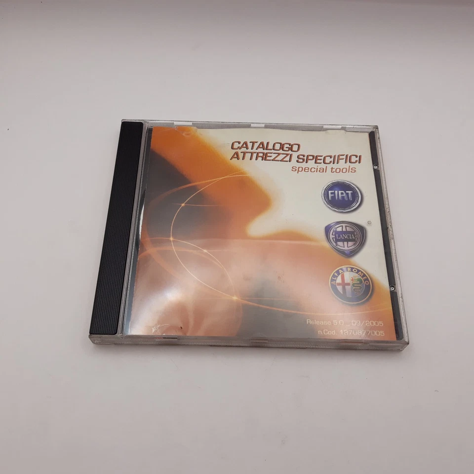 Manuale officina catalogo attrezzi specifici Fiat Lancia Alfa Romeo  su CD 2005. - Immagine 2 di 4