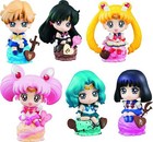 Sailor Moon Tsukino Usagi 6pcs Set 2" Mini Figures Ice Cream Party Cake Toppers
