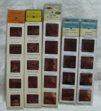 Vintage Pana-Vue 2X2 Slide Travel Collection, 5 Packs 23 Slides, South Dakota