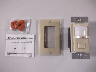 ENERLITES WOSS15-I Occupancy Sensor 150 Degree Wall Switch, Ivory | New
