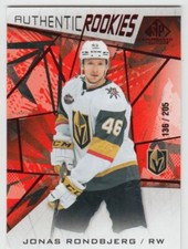 2021-22 SP Game Used Red Fragment Jonas Rondbjerg 136/205 #149
