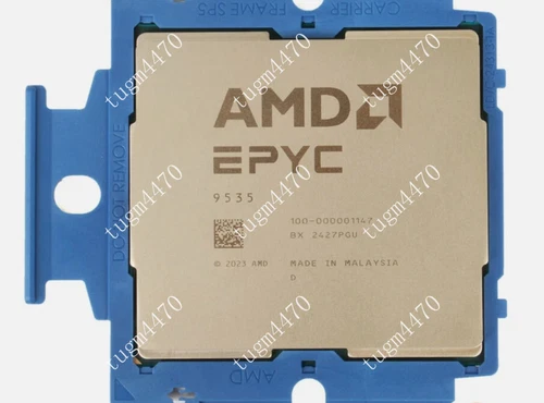 AMD EPYC 9535 CPU processor 9005 Series 64 Cores 2.4GHz maximum 4.3GHz SP5 256MB