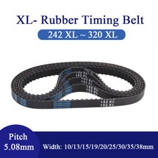 XL- Close Loop Rubber Drive Belt Pitch 5.08mm Rubber Timing Belt Width 10-38mm