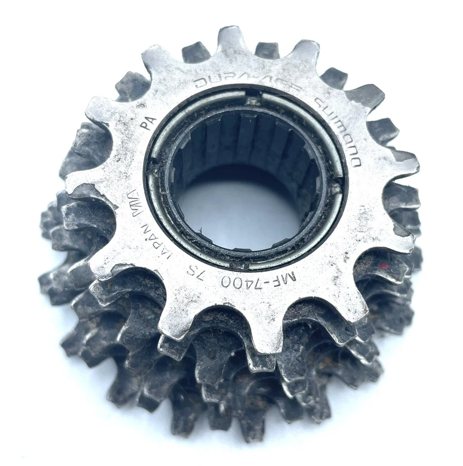 Shimano Dura-Ace MF-7400 7 Spd Freewheel 12-18 Road Bike Vintage Straight Block - Image 2 of 4