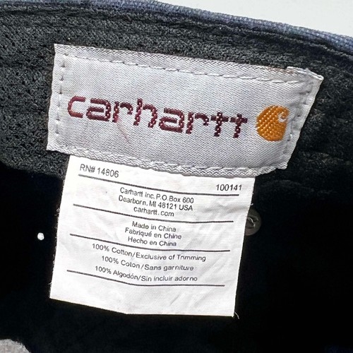 Carhartt Samsara Faded Blue Distressed Baseball Hat/adjustable Cap Buddhist Rare - Picture 3 of 14