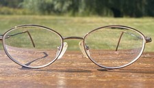Vintage Essential Eyewear Taupe Eyeglass Glasses Metal - Frames Only 52 17