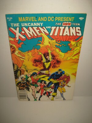 THE UNCANNY X-MEN AND THE NEW TEEN TITANS #1 (MARVEL AND DC COMICS) 1982