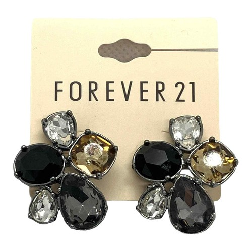 Women's Forever 21 Stud Earring ,Set Six, Color Gold ,One Size