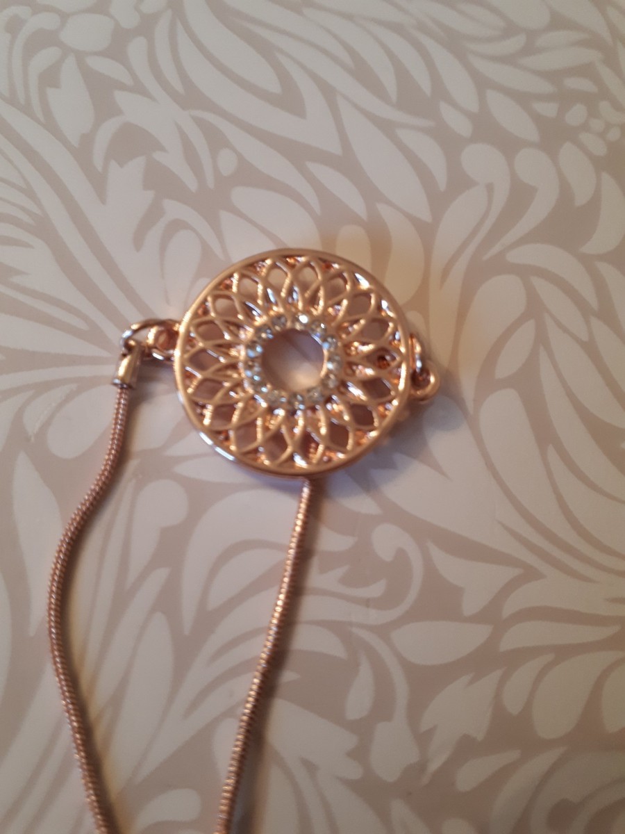 New Gorgeous John Lewis rose gold coloured slider bracelet UK