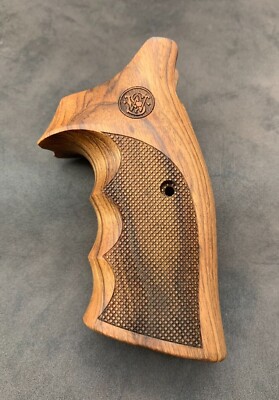 Smith & Wesson Turkish Walnut Wood Grips for K/L Frame Round Butt