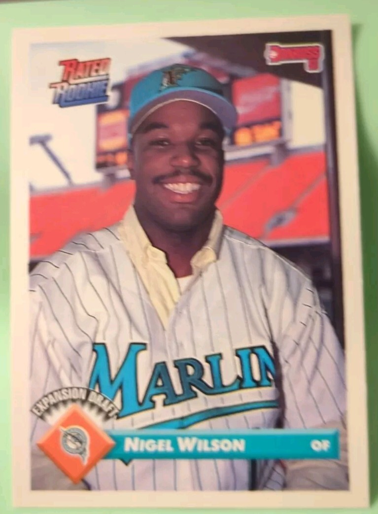 1993 Donruss 737 Nigel Wilson Florida Marlins - Rookie