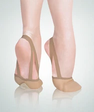 Angelo Luzio 621A Adult Size 5M Jazzy Tan Twyla II Leather Half Sole Slipper