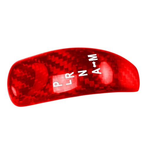 For Nissan GTR R35 2017-2022 3K Carbon Fiber Interior Gear Knob Cover Red - Imagen 4 de 6
