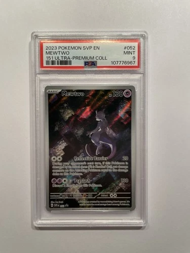 Mewtwo SVP 052 SV Black Star Promo 151 UPC- - PSA 9