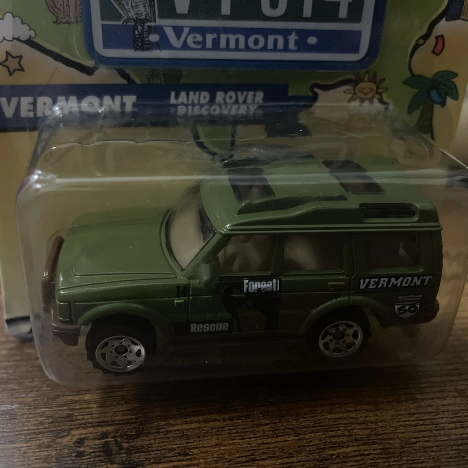 Matchbox Across America 50th Birthday Series Vermont Land Rover Discovery Novo - Imagem 3 de 4
