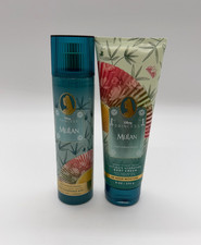 Bath Body Works DISNEY PRINCESS MULAN Fragrance Mist Body Cream Set