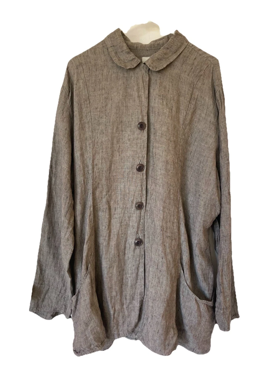 FLAX by Jeanne Engelhart シャツ FLAX by Jeanne Engelhart linen shirt 気の利いたリネンシャツ