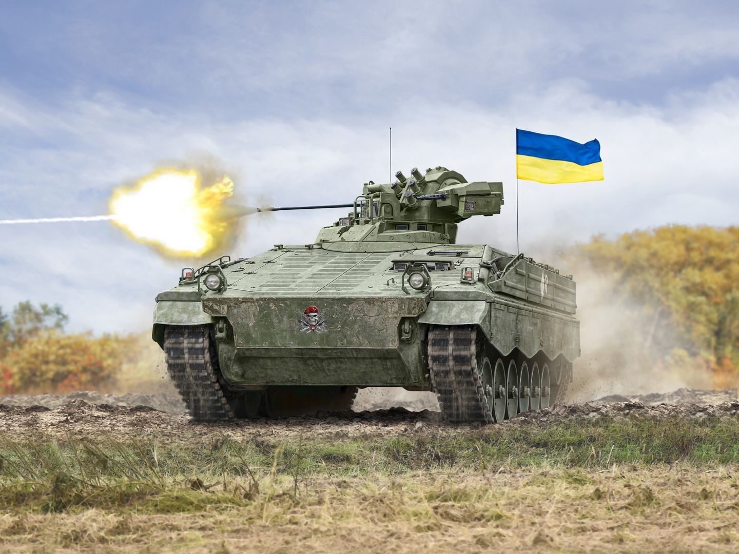 ICM 1:72 SPz Marder 1A3 Ukrainian Infantry Fighting Vehicle Plastic Model Kit