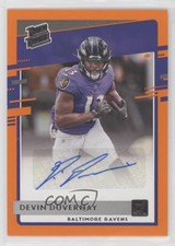2020 Panini Donruss Rated Rookie Orange Auto Devin Duvernay #329 Auto wd9