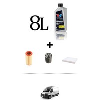 Hoffcar Wartungsset 3 Filter Und 8L ÖL FüR Peugeot Boxer III 2.2 Bluehdi 88KW