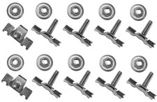 1953 1954 Chevy Bel Air 150 210 All Models Rear Gravel Guard Clips 53c-1112